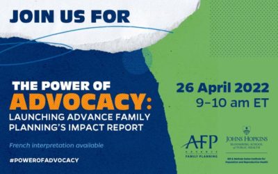 AFP to Host “The Power of Advocacy” Report Launch Webinar