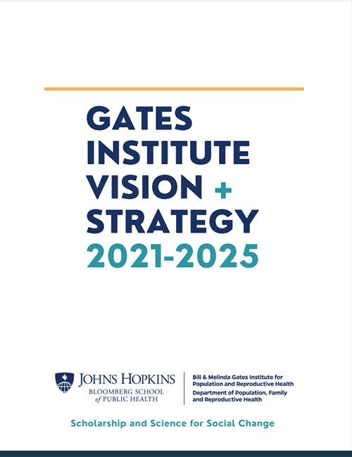 VISION ET STRATÉGIE DE L'INSTITUT GATES 2021-2025