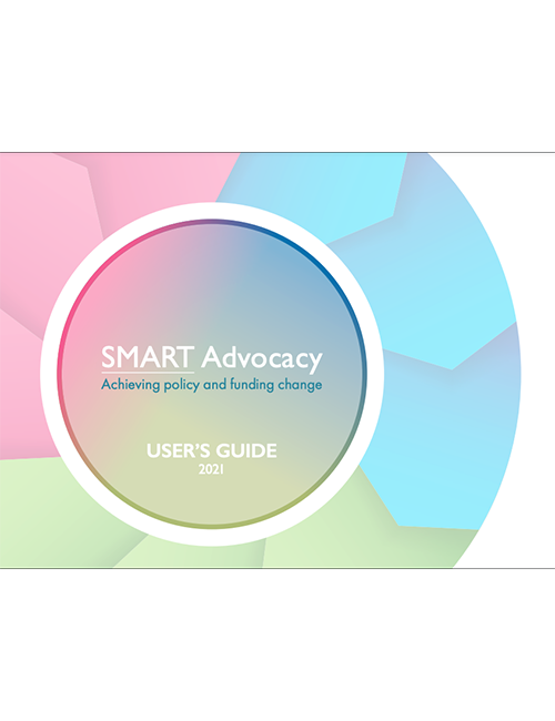 SMART Advocacy: Lograr cambios en las políticas y la financiación Guía del usuario