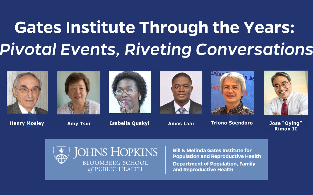 Gates Institute Through the Years: Pivotal Events, Riveting Conversations