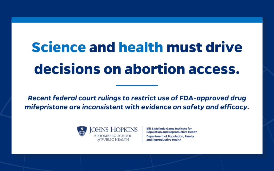 La ciencia y la salud deben guiar las decisiones sobre el acceso al aborto
