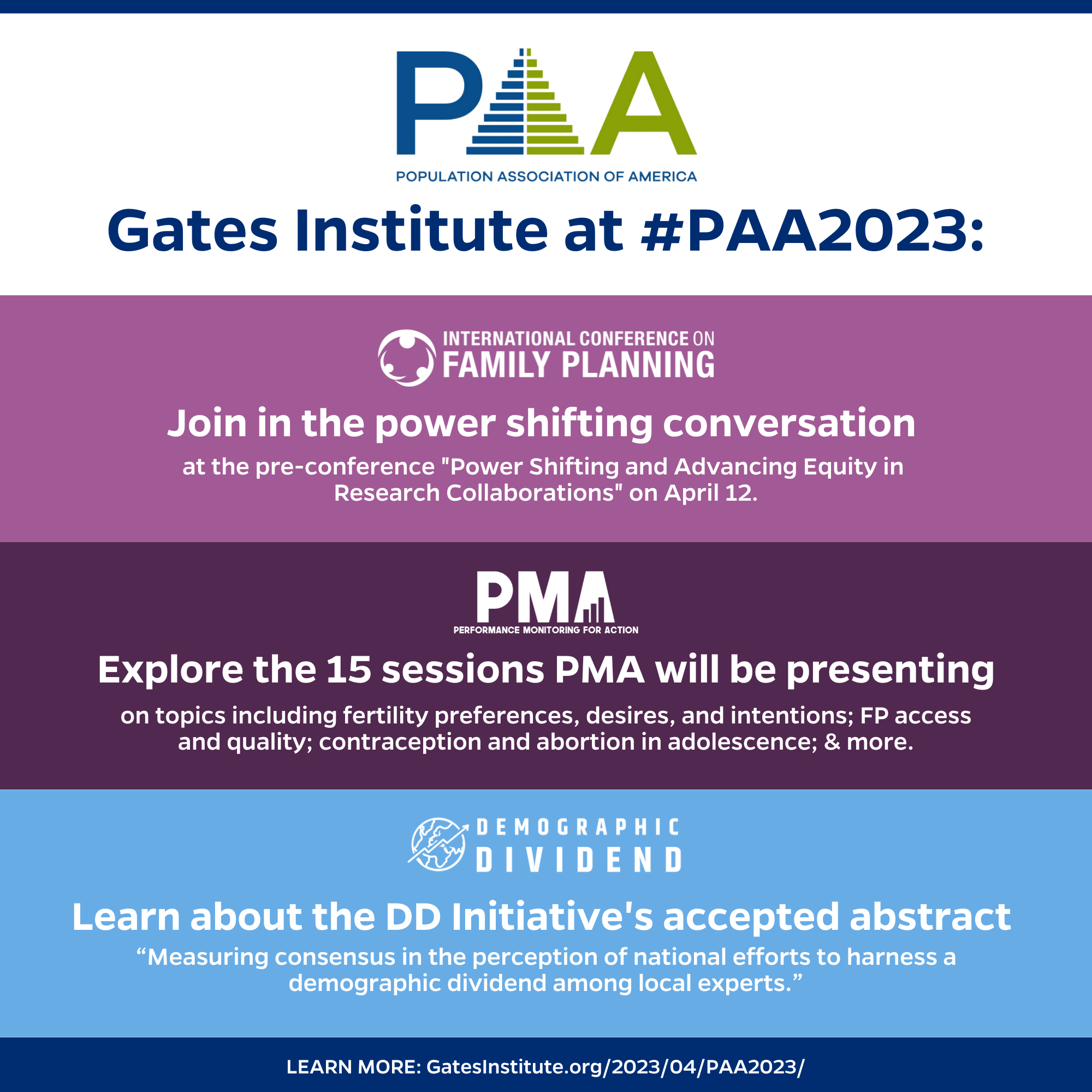 Gates Institute at #PAA2023