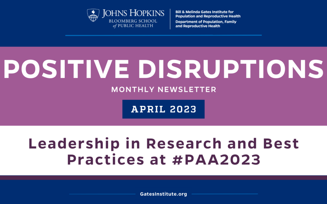Leadership en matière de recherche et de bonnes pratiques à #PAA2023