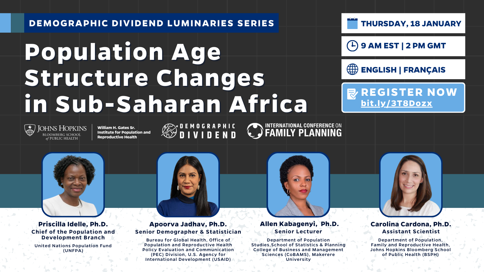 REGISTER NOW: Demographic Dividend Webinar on Population Age Structure Changes in Sub-Saharan Africa