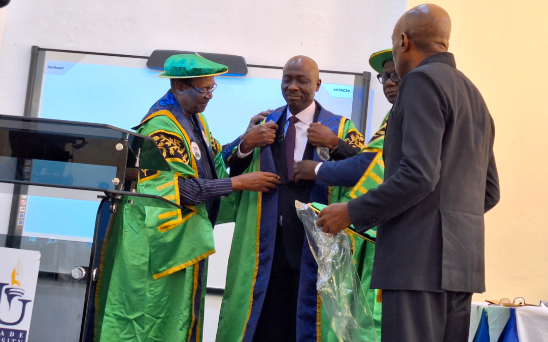 El Dr. Ijadunola toma posesión como Vicerrector de la Universidad de Elizade