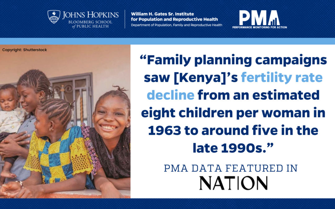 Angela Okech, miembro de la FPNN y galardonada con el premio ICFP EXCELL, presenta los datos de la PMA en el país