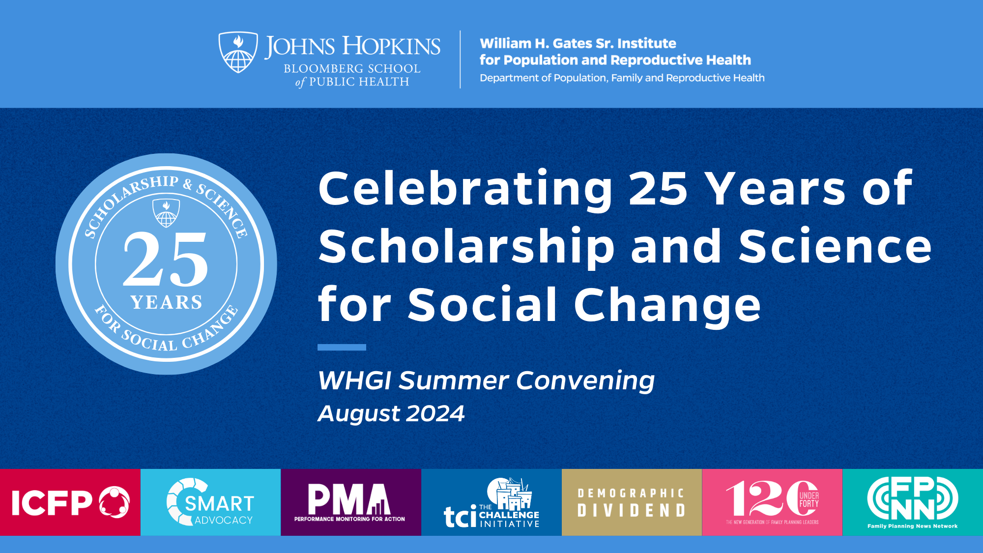 Celebrating 25 Years of Scholarship and Science for Social Change