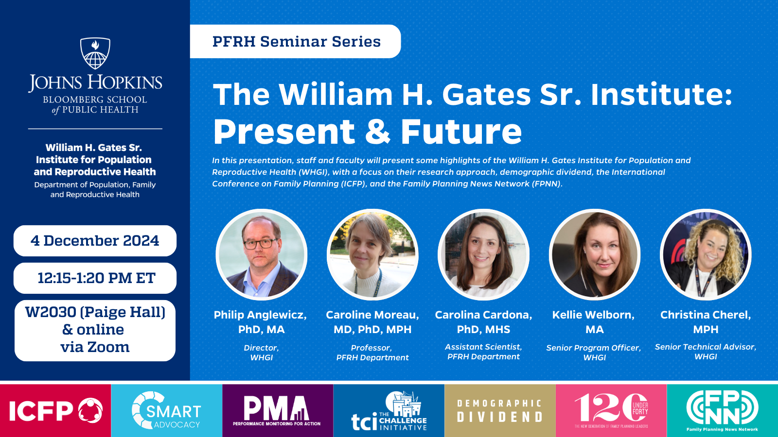 The William H. Gates Sr. Institute: Present and Future