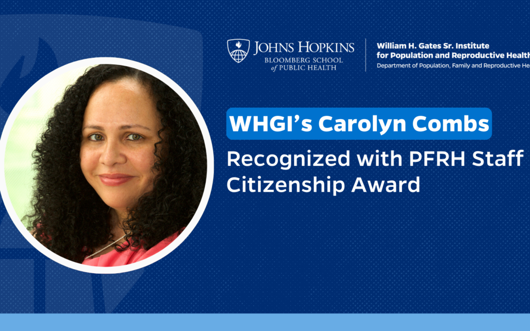 WHGI’s Carolyn Combs Honored with 2025 PFRH Staff Citizenship Award